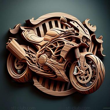 3D модель Ducati Monster 797 (STL)